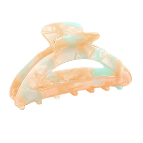 Acrylic Claw Hair Clip, Peach Mint