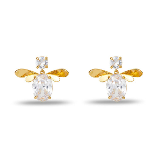 Lele Sadoughi Honeybee Drop Earrings, Crystal