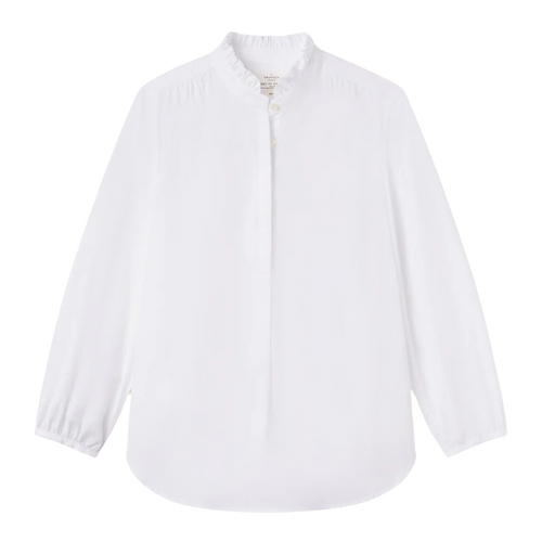 Trovata Sara B Henley Shirt, White