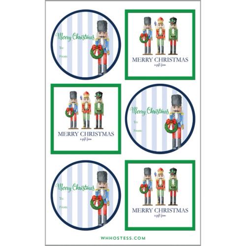 Gift Sticker Sheets, Nutcracker