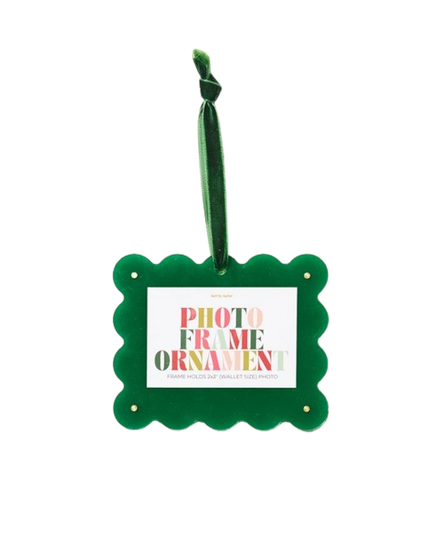Mini Frame Ornament, Green