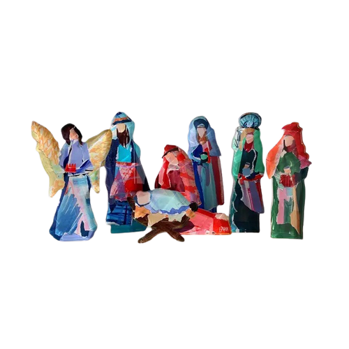 Acrylic Nativity Set, Small