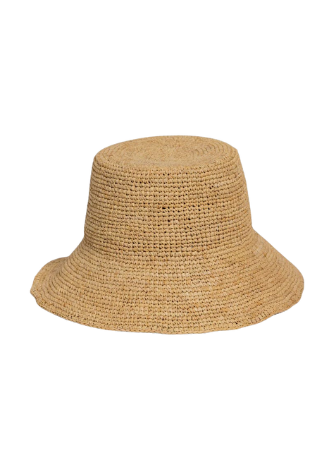 Hat Attack Chic Crochet Bucket, Natural