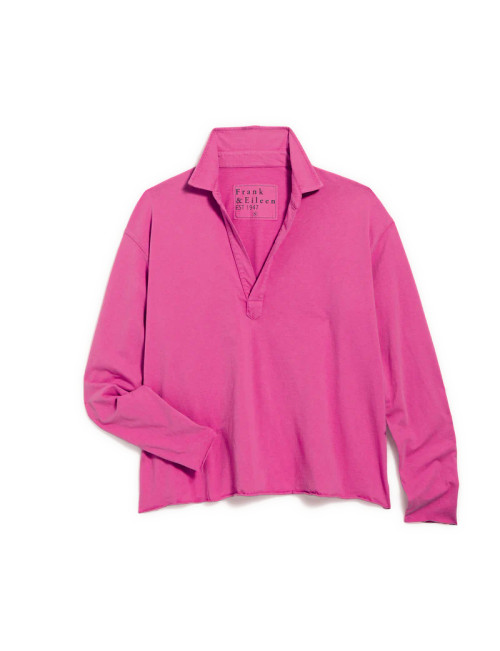 Frank & Eileen Patrick Popover Henley, Guava Frank & Eileen Patrick Popover Henley, Guava