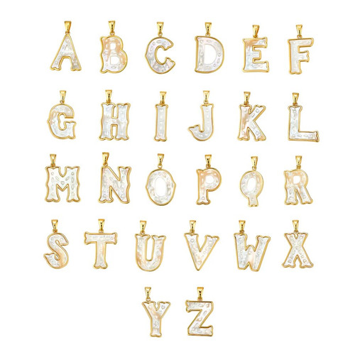 TS Asha Mini Letter Charm, "L"