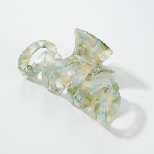 Garden Party Large Claw Clip, Swirl
