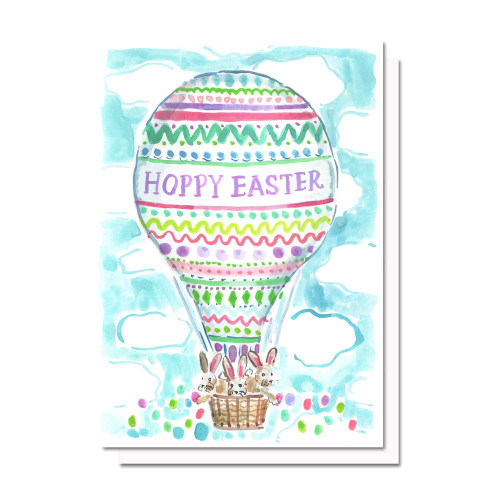 Evelyn Henson Hoppy Easter Card