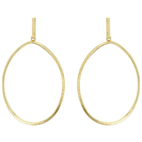 Sheila Fajl Twisted Oval Hoop Earrings, Gold Sheila Fajl Twisted Oval Hoop Earrings, Gold