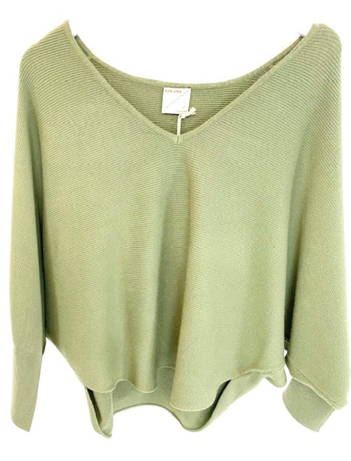 Kerisma Ryu V-neck Sweater, Seaweed