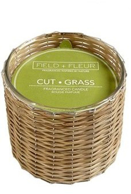 Field + Fleur Cut Grass Handwoven Candle