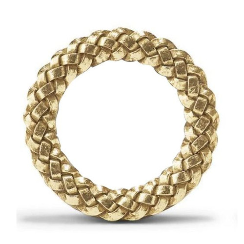 Mini Gold Braided Frame, Circle