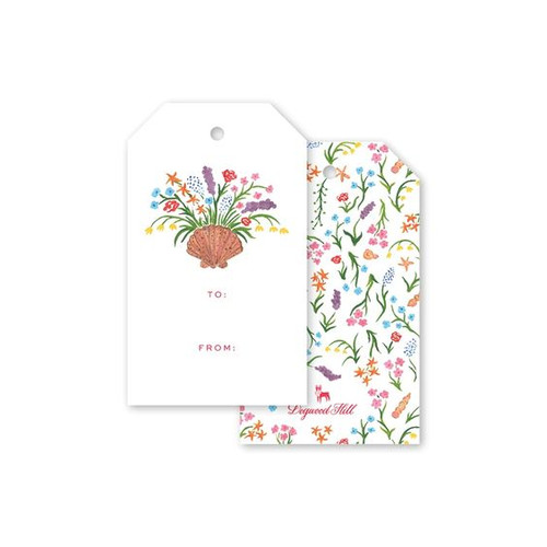 Dogwood Hill Gift Tags, Seashell Blooms
