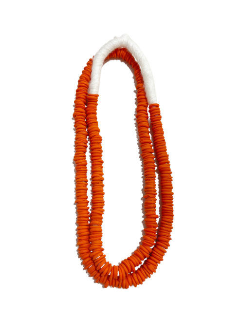 Trade Beads, Matte Blood Orange 