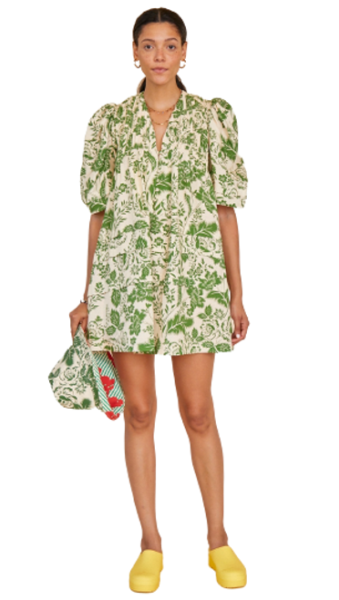 Hunter Bell Jenkins Dress, Green Gardens 