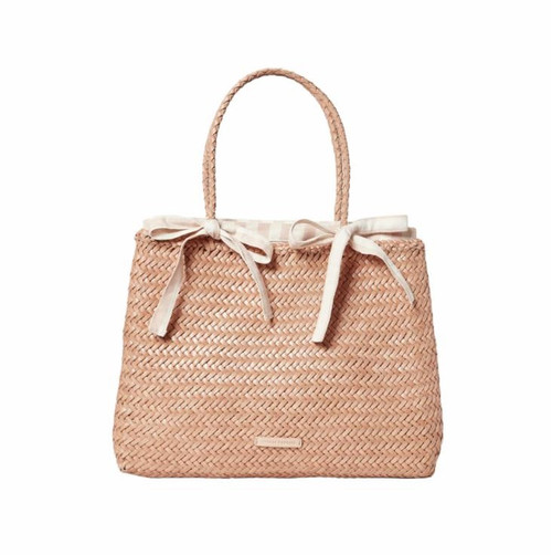 Loeffler Randall Knox Medium Woven Tote, Natural 