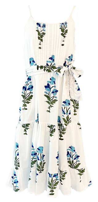 Grace Holiday Clara Dress, Blue Bouquet 