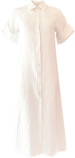 Livro Gibbons Dress, White Linen 