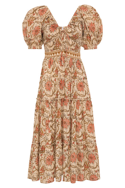 Anna Cate Arie Dress, Coral Floral 