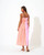 Oliphant Sleeveless Wrap Dress, Nassau Pink