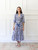 Mille Astrid Dress, Blue Floral 