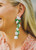 Smith and Co. Living Leaf Earring, Green