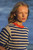 Trovata Jules Sweater T-Shirt, Blue Stripes