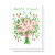 Evelyn Henson Thank You Strawberry Florals Card