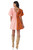 Crosby Raines Dress, Salmon Clay