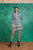 Ro's Garden Ines Short Dress, Green Joey 