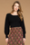 Olivia James Cleo Rib Knit Sweater, Black