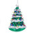 Noble Gems Glass Christmas Tree Ornament 