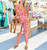 Poupette St Barth Becky Long Jumpsuit, Pink Gauguin 