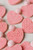 Beaded Heart Statement Earrings, Pink