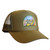 Freya Trucker Hat, Not All Who Wander Olive