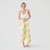 Weezie Beach Towel, Yellow Stripe