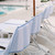 Weezie Pool Lounge Cover, Light Blue Stripes