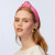 Lele Sadoughi Crystal Trim Knotted Headband, Flamingo 