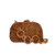 Serpui Mia Beaded Bag, Wood