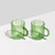 Fazeek Wave Mug Set of 2, Green