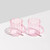 Fazeek Wave Mug Set of 2, Pink