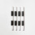 Fazeek Striped Dinner Candles 4 Pack, Black White