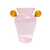 Fazeek Geo Urn, Pink Amber