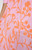 Juliet Dunn 3/4 Sleeve Maxi Dress, Pink Orange Majorelle