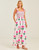 Pink City Prints Ellie Dress, Neon Marigold
