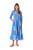 Livro Classic Shirtdress, Mughal Flower Blue