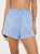 BOTEH La Ponche Paper Bag Shorts, Cornflower