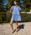 Cleobella Dolly Mini Dress, Periwinkle 