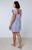 Juliet Dunn Poplin Baby Doll Ric Rac Dress, Jade Fuchsia Coral