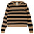 Jumper 1234 Cashmere Stripe Crew, Camel Black