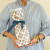 Paper Wine Bags, Red Floral